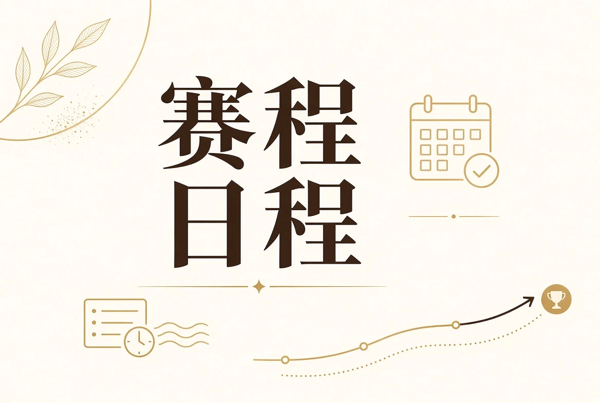 赛事日程与状态公告